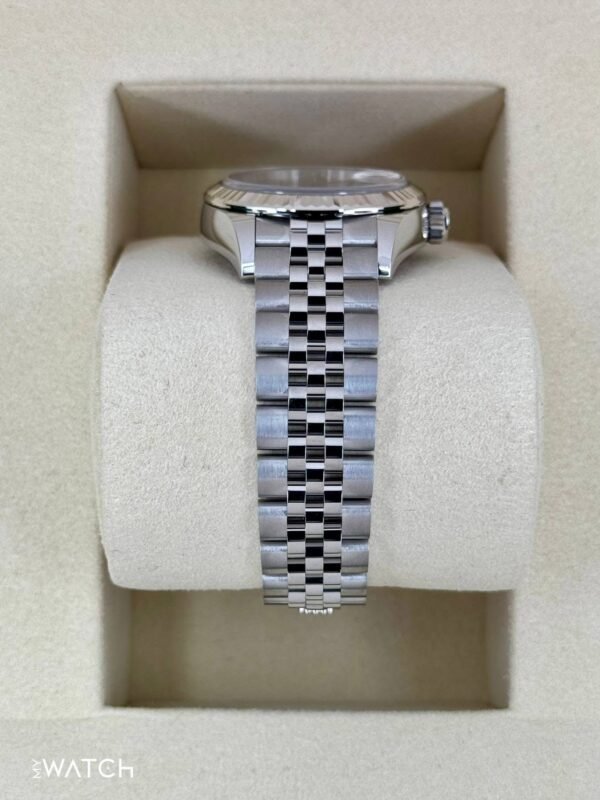 NEW 2025 Rolex Lady Datejust 28mm 279174 Oystersteel 18kt Fluted Bezel Jubilee Bracelet Pink Dial - Image 3
