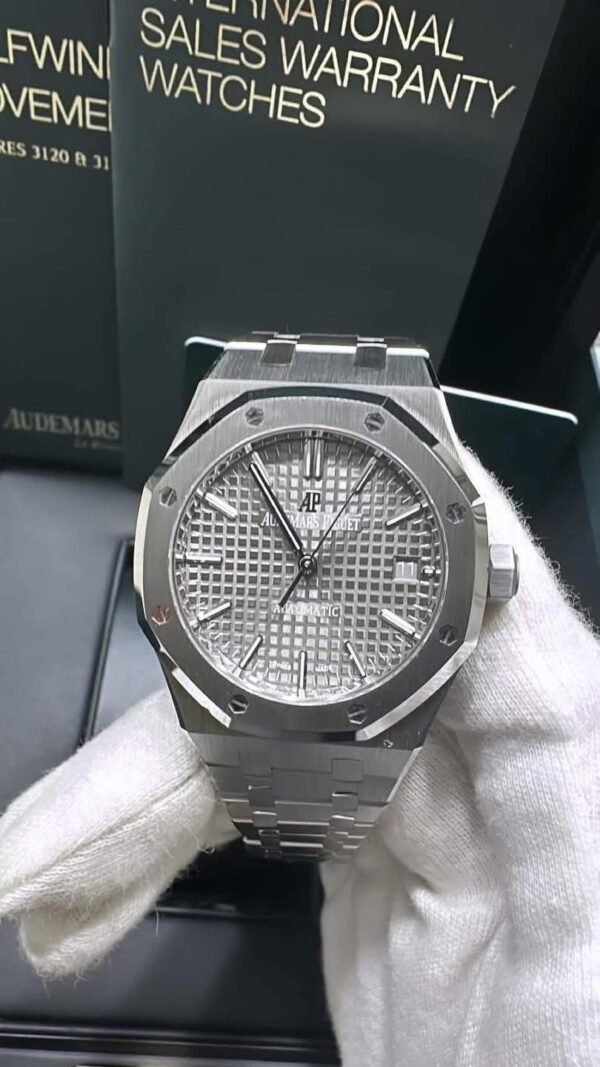 A P Royal Oak 15450ST Ruthenium Dial 37mm - Image 5
