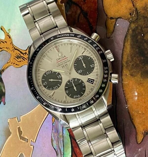 Omega Speedmaster Date 40 Stainless Steel Panda Dial 1957 Japan Limited Edition - Image 3