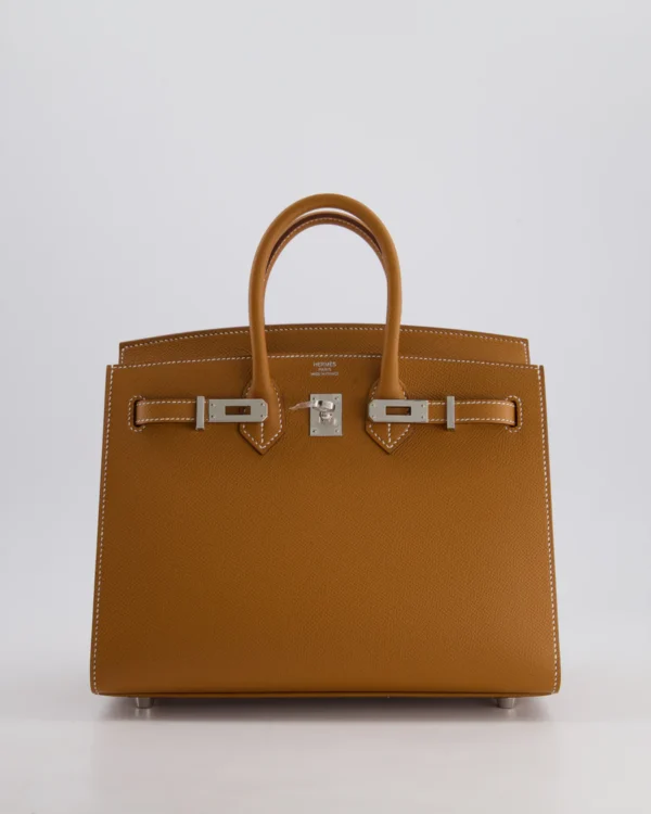 HOLY GRAIL* Hermès Birkin 25cm Sellier Bag in Gold Epsom Leather with Palladium Hardware - Image 2