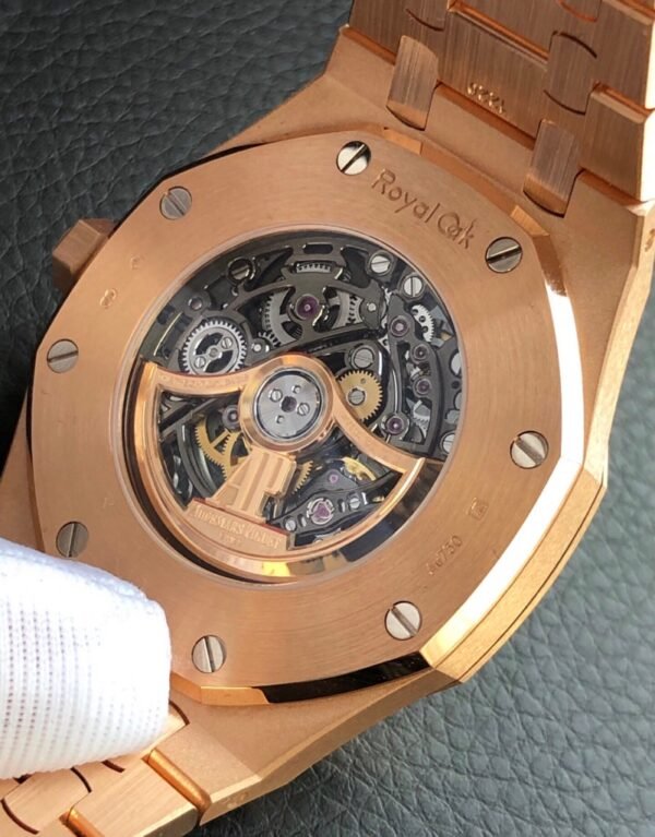 Royal Oak Double Balance Wheel Rose Gold Openworked Skeleton - Image 3