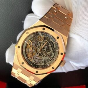 Royal Oak Double Balance Wheel Rose Gold Openworked Skeleton