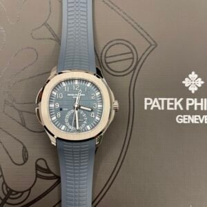 PATEK PHILIPPE AQUANAUT TRAVEL TIME IN 18ct WHITE GOLD MODEL 5164G-001