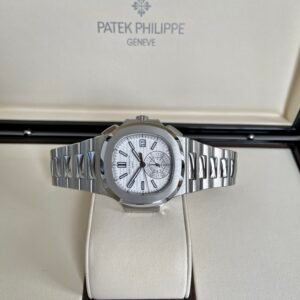 PATEK PHILIPPE NAUTLILUS CHRONO WHITE DIAL MODEL 5980/1A-019