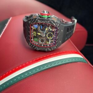 RICHARD MILLE SPLIT SECOND CHRONO WITH CARBON CASE. MODEL RM65-01