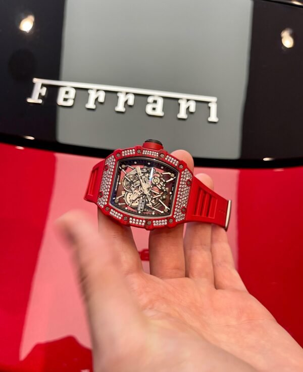 RICHARD MILLE Red Rafa diamond CASE MODEL RM35-02 - Image 2