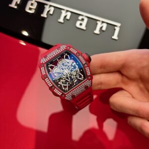 RICHARD MILLE Red Rafa diamond CASE MODEL RM35-02