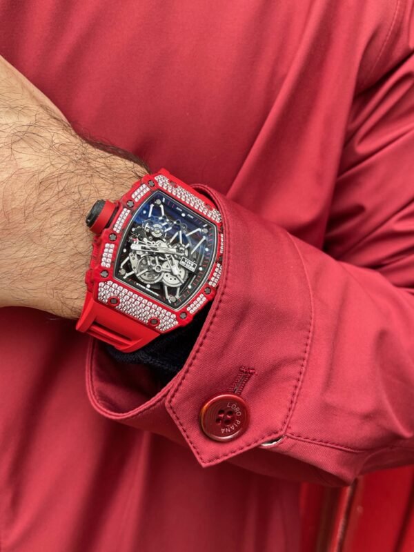 RICHARD MILLE Red Rafa diamond CASE MODEL RM35-02 - Image 3