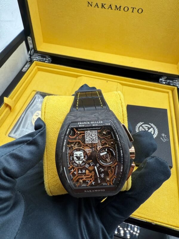 Back again! Franck Mullër Satoshi Nakamoto $btc chronograph. Only 100 produced. Perfect for CryptO whales and $btc maxis.