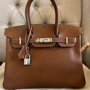 Birkin 30 GOLD PHW Epsom Leather Stamp M Square 2009