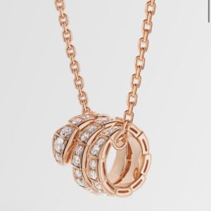 Original BVLGAR I Serpenti VIPER diamond necklace Lenght 17"