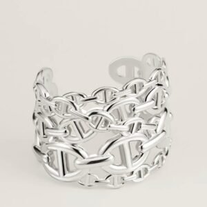 Brand new Hermes Chaine d'Ancre Enchainee bracelet, very large model